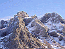 Vista invernale dal basso