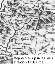 Cartina di Santo Stefano d'Aveto