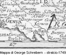 Cartina di Santo Stefano d'Aveto
